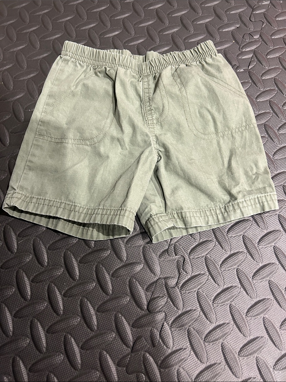 Carter's Olive Green Flat-Front Boys' Shorts